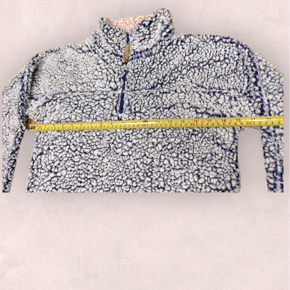 Pre-Owned Sherpa soft cozy pullover jacket for Girls 8-10 y/o S size. Warm. - Picture 12 of 14